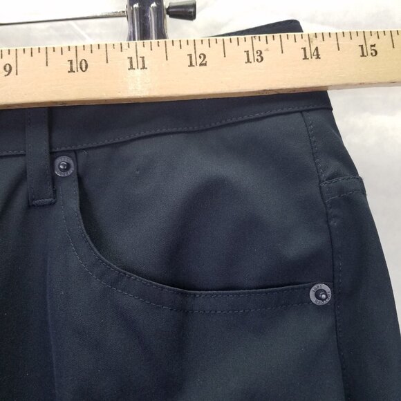 Tretorn Cropped Cuffed Pants Women's 4 Lightweight Pedal Pushers Golf Black NEW - Picture 14 of 16